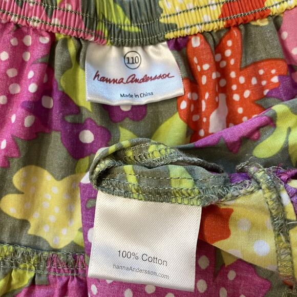 Hanna Andersson Girls Colorful Mixed Print Cotton Skirt Size 5 110cm - Picture 5 of 7